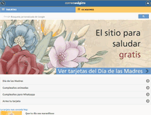 Tablet Screenshot of correomagico.com